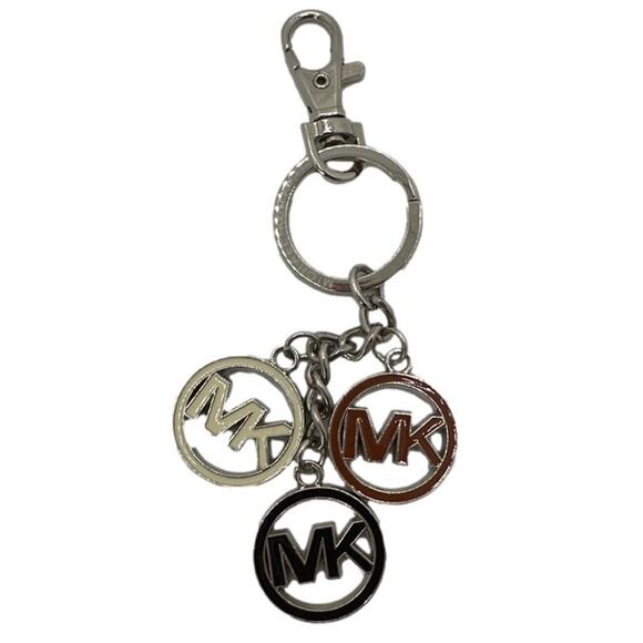 MICHAEL KORS Mk Logo Keychain / Purse Charm - Picture 1 of 4